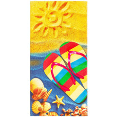 Sunny Beach 100% Cotton Velour Beach Towel 30" x 60" (Case of 12)