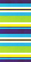 12 Multicolor Strips 100% Cotton Terry Velour 40"x 72" Beach Towel