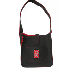 North Carolina State Wolfpack Leather Tote 9" x 3" x 9"