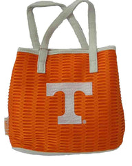 Tennessee Volunteers Mesh/Leather Purse Size 10" x 3" x 8" Creations by Alan Stuart
