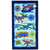 28" X 51" Dinosaurs Digging for Dinos Velour Beach Towel 100% Cotton (Case of 24)