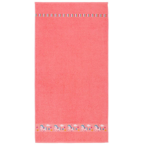 28" X 51" Unicorn Jacquard Border Terry Bath Towel 100% Cotton (Case of 24)