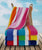 32x63 Terry Beach Towels Cotton Velour Maya Island Joy-Exclusive Multicolor, Cabana Stripe Beach & Pool Towel 14 lbs per doz, 100% Cotton (Full Case 24 Towels)