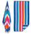 32x63 Terry Beach Towels Cotton Velour Maya Island Joy-Exclusive Multicolor, Cabana Stripe Beach & Pool Towel 14 lbs per doz, 100% Cotton (Full Case 24 Towels)