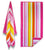 32x63 Terry Beach Towels Cotton Velour Maya Island Joy-Exclusive Multicolor, Cabana Stripe Beach & Pool Towel 14 lbs per doz, 100% Cotton (Full Case 24 Towels)