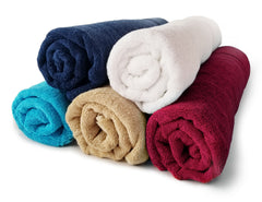 Bath Towels 27" x 54" by Royal Comfort Woven Ring Spun Cotton 17.5 lbs (4pc Set)