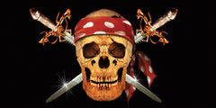 12 Pirate Beach Towel 30 x 60 Inch #002