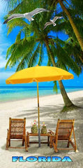 12 Vacation Time Beach Towels 30 x 60 Inch #0121
