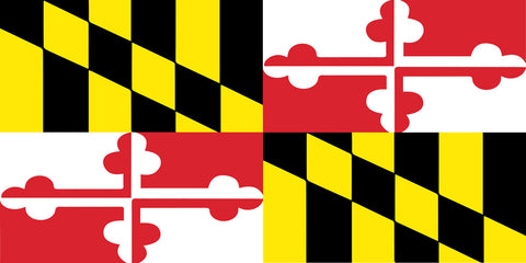 Maryland Flag 100% Cotton Velour Beach Towels 30" x  60" (Case of 12) #0156