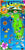 12 Hot Florida Map Velour Beach Towel 30 x 60 inch #0172