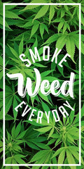 Smoke Weed Everyday 100% Cotton Velour Beach Towels 30" x  60" (Case of 12) #0341