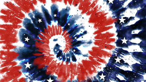 USA/Myrtle Beach Tie Dye 100% Cotton Velour Beach Towels 30" x  60" (Case of 12) #0347