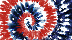 USA/Myrtle Beach Tie Dye 100% Cotton Velour Beach Towels 30" x  60" (Case of 12) #0347