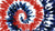 USA/Myrtle Beach Tie Dye 100% Cotton Velour Beach Towels 30" x  60" (Case of 12) #0347