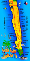 South Padre Island 100% Cotton Velour Beach Towels 30" x  60" (Case of 12) #034A