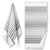 Nostalgic Flat Woven Terry with Fringe Towels 100% Cotton 36" x 70" (Case of 12)
