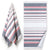 Nostalgic Flat Woven Terry with Fringe Towels 100% Cotton 36" x 70" (Case of 12)