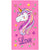 Love Unicorn & Stars 100% Cotton Velour Beach Towels 28" x 51" (Case of 24)