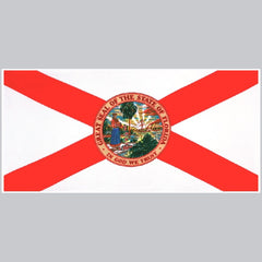 Florida Flag 100% Cotton Velour Beach Towels 30"x  60" (Case of 12)