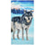 Lone Wolf 100% Cotton Velour Beach Towels 30"x 60" (Case of 12)