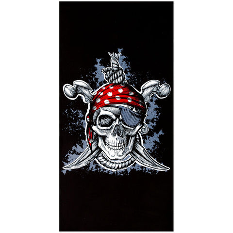 Pirates II 100% Cotton Velour Beach Towel 30" x 60" (Case of 12)