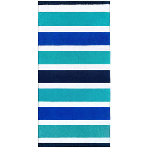 Sea Tones 100% Cotton Velour Beach Towels 30" x  60" (Case of 12)