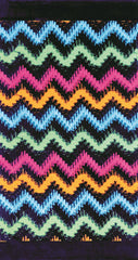 12 Colorful Zig Zag 100% Cotton Terry Velour 40"x 72" Beach Towel