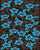 Hawaiian Flower Beach Blanket Brown &Turquoise