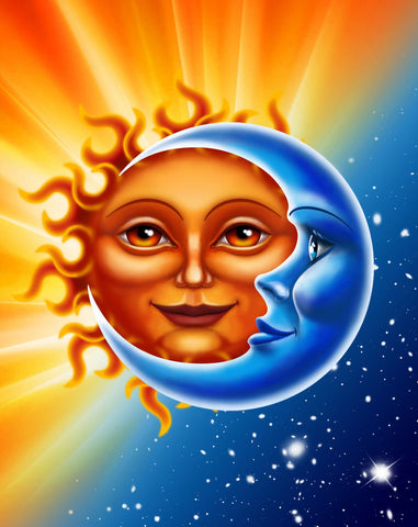 12 Sun & Moon Beach Blanket 54 X 68 Inch #528