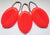 Rubber Squeeze Oval Coin Purse Change Holder 3 Pack