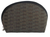 Wefted Weave Half Moon Cosmetic Bag by Alan Stuart, NY 8" x 5" x 4"
