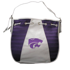 Kansas State Wildcats Mesh/Leather Large Women's Bag 12" x 3" x 12"