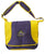 LSU Tigers Extra Large Mesh/Leather Over the Shoulder Purse 17" x 5" x 15