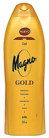 Magno Shower Gel Gold Scent (Gold Bottle) 18.6 oz./ 550 ml (Case of 12)