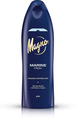 Magno Shower Gel Marine Scent (Blue Bottle) 18.6 oz./ 550 ml (Case of 12)