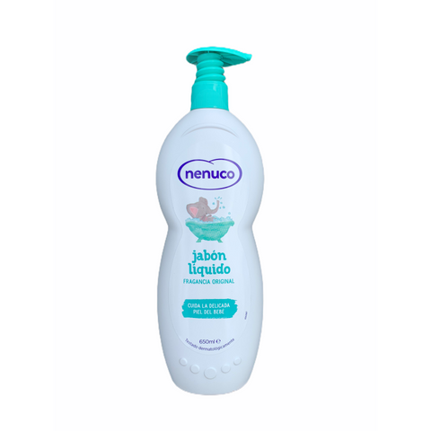Nenuco Baby Liquid Baby Soap Jabon Liquido Para El Bano Original Scent 21.9 oz./650ml (Case of 10)