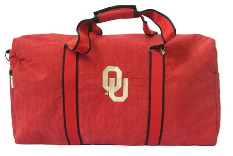 Oklahoma Sooners  Canvas Duffle Bag 22" x 5" x 14"