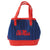 University of Mississippi Ole Miss Mesh/Leather Purse Size 10" x 3" x 8" Creations by Alan Stuart