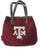 Texas A & M Aggies Mesh/Leather Purse Size 10" x 3" x 8" Creations by Alan Stuart
