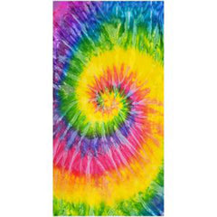 Tie Dye Bay Neon 100% Cotton Velour Beach Towels 30" x 60" (Case of 12)