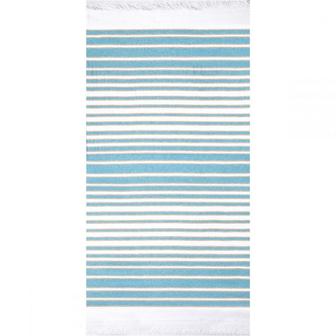 Nostalgic Flat Woven Terry with Fringe Towels 100% Cotton 36" x 70" (Case of 12)