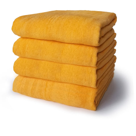 24 Terry Velour 100% Cotton Beach Towels 32 x 64 Inches