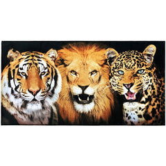 Big Cats Felines 100% Cotton Velour Beach Towels 30" x 60" (Case of 12)
