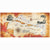 Caribbean Sea Map 100% Cotton Velour Beach Towels 30" x 60" (Case of 12)