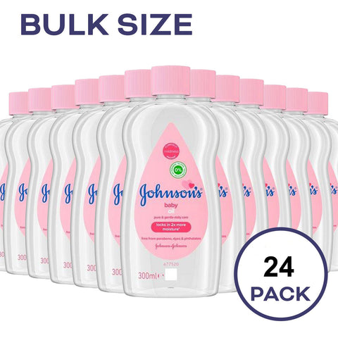Johnson & Johnson Baby Oil Fresh Moisture 300 ml (Case of 24)