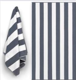 Marine Stripes Luxury Double Terry Yarn Dyed Towel 100% Cotton 40" x 72" (Case of 12)