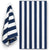 Marine Stripes Luxury Double Terry Yarn Dyed Towel 100% Cotton 40" x 72" (Case of 12)