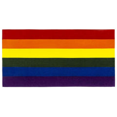 Pride Rainbow 100% Cotton Velour Beach Towels 30"x  60" (Case of 12)