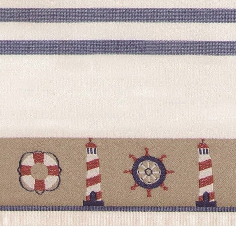 Vanguard Flat Woven Terry Jacquard Towel 100% Cotton 36" x 70" (Case of 24)