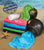 24 Silky Velour Beach Towels 32 x 64 Inch